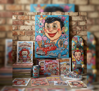 The Cultural Impact of Lowbrow Art Movement on Visual Design