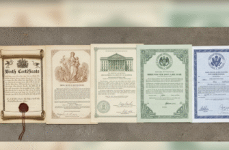 The Evolution of Birth Certificate Design Through Administrative History