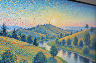 How Neo Impressionism Digital Art Applies Pointillist Visual Techniques